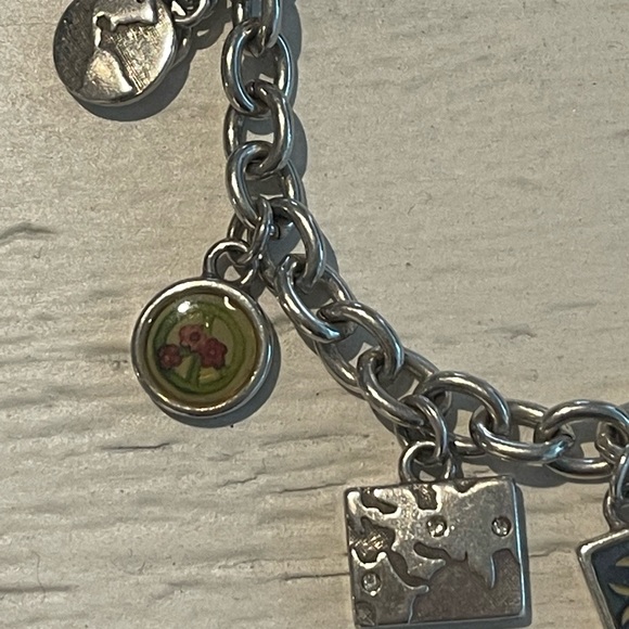 COPY - Brighton Love And Peace Silver Charm Bracelet - Picture 7 of 9